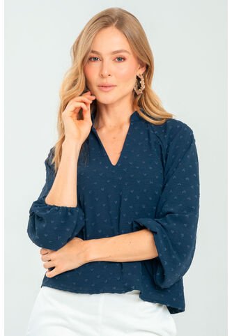 Blusa Oslo Azul Ragged Pf11113008 Ragged