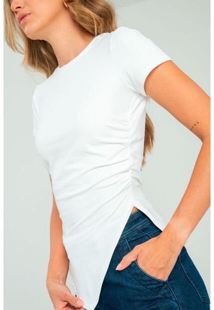 Top Largo Lecer Blanco Ragged Pf13120827