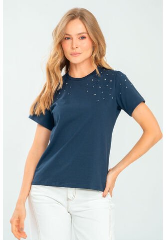 Camiseta Piedras Azul Ragged Pf21120107 Ragged