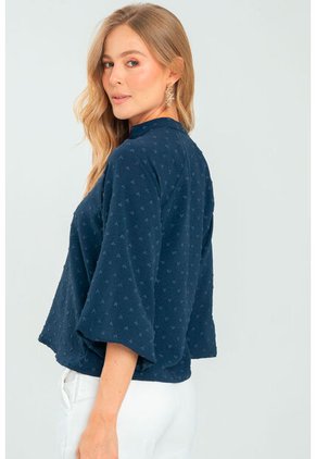 Blusa Oslo Azul Ragged Pf11113008