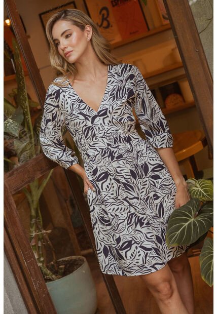 Vestido Vince Azul Ragged Pf11511405