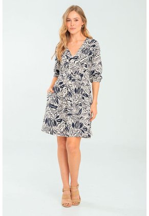 Vestido Vince Azul Ragged Pf11511405