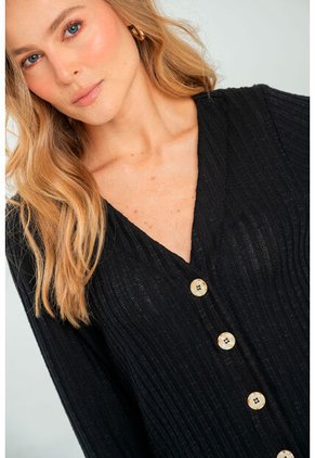 Buzo Sunset Negro Ragged Pf11121164