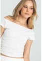 Blusa Rushk Blanco Ragged Pf11112901 de Ragged