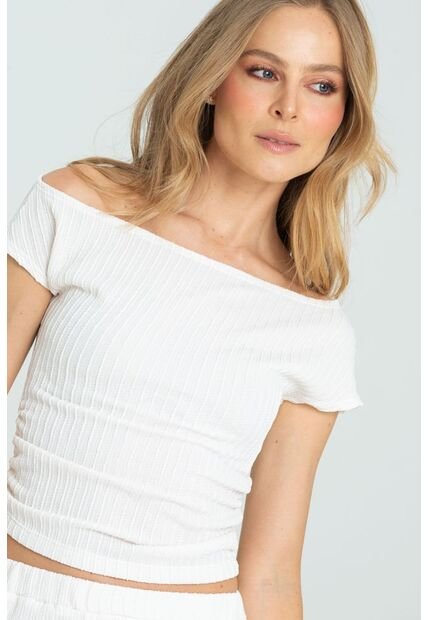 Blusa Rushk Blanco Ragged Pf11112901