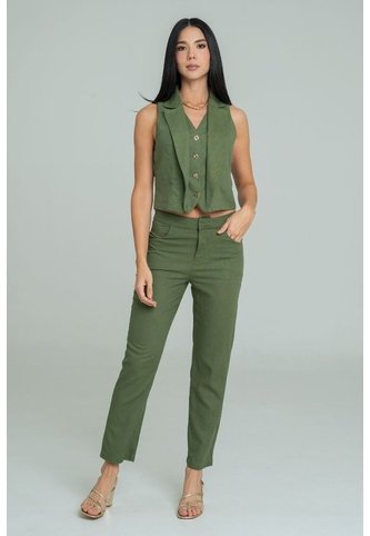 Pantalon Uskoa Verde Ragged Pf12310433 Ragged
