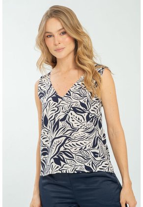 Blusa Salome Azul Ragged Pf11113019