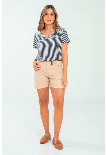 Short Khenny Beige Ragged Pf11340163