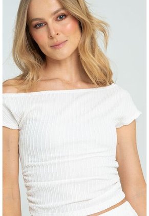 Blusa Rushk Blanco Ragged Pf11112901