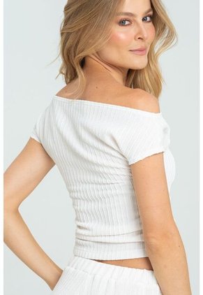 Blusa Rushk Blanco Ragged Pf11112901