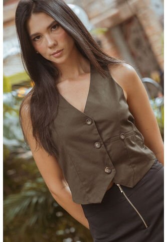 Chaleco Millie Verde Ragged Pf11150050 Ragged