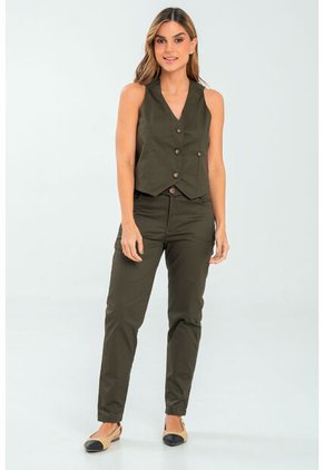 Chaleco Millie Verde Ragged Pf11150050