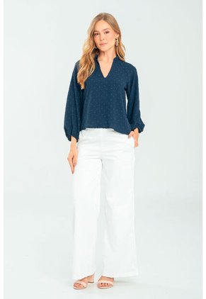 Pantalon Lucky Blanco Ragged Pf11310877