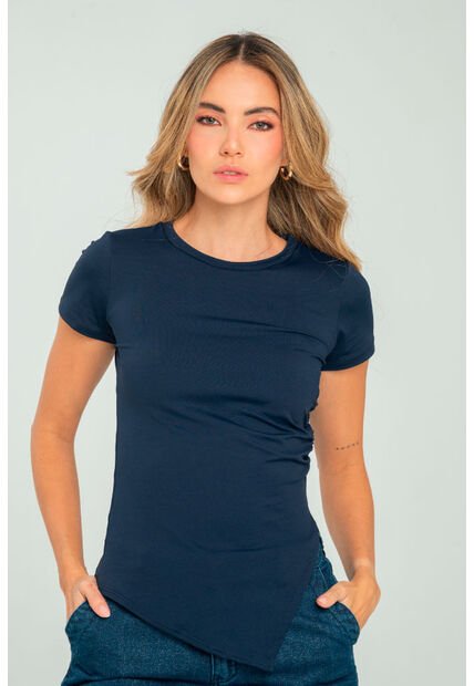 Top Largo Lecer Azul Ragged Pf13120827