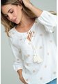Blusa Cairo Blanco Ragged Pf11113235 de Ragged