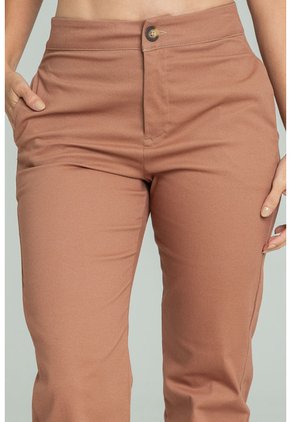 Pantalon Natali Café Ragged Pf11310936
