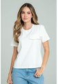 Camiseta Perla Blanco Ragged Pf21120155 de Ragged