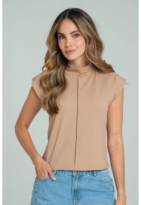 Top Karoon Beige Ragged Pf13120873