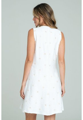 Vestido Lumina Blanco Ragged Pf11511488