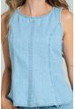 Blusa Ferrara Azul Ragged Pf21110042 de Ragged