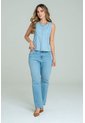 Blusa Ferrara Azul Ragged Pf21110042 de Ragged