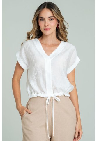 Blusa Greta Blanco Ragged Pf11113227 Ragged
