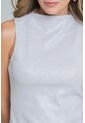 Top En Tejido Luxy Plateado Ragged Pf12110856 de Ragged