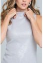 Top En Tejido Luxy Plateado Ragged Pf12110856 de Ragged