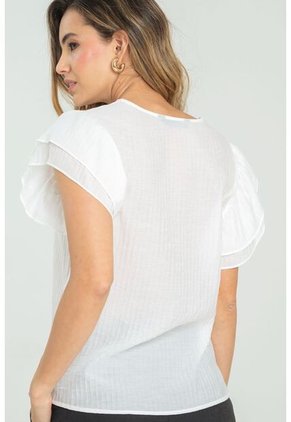 Blusa Windsor Blanco Ragged Pf11112882