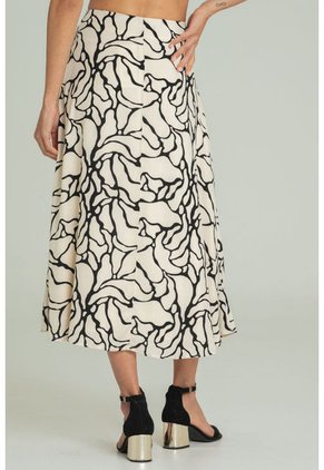 Falda Cikoya Blanco Ragged Pf11320497