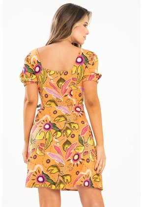 Vestido Nina Naranja Ragged Pf31511419