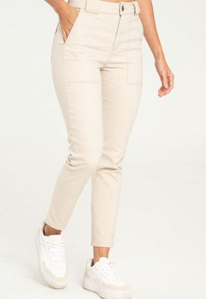 Pantalon Tobillero Dril Beige Ragged Pf21310012