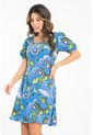Vestido Nina Azul Ragged Pf31511419 de Ragged