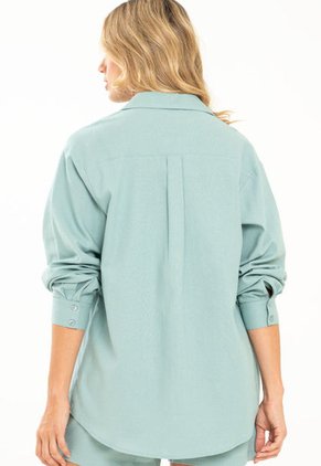 Camisa Set Lino Oversize Gris Ragged Pf11112585