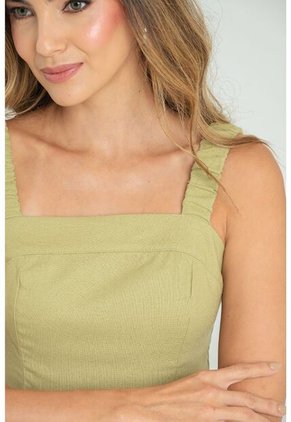 Crop Top Elanha Verde Ragged Pf11112894