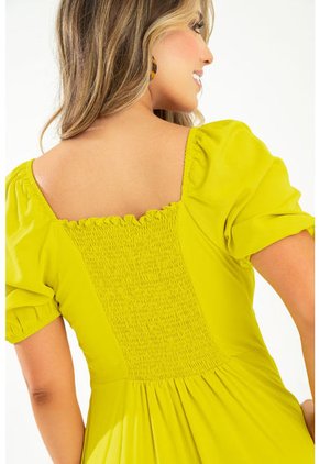 Vestido Largo Brielle Verde Ragged Pf31511423