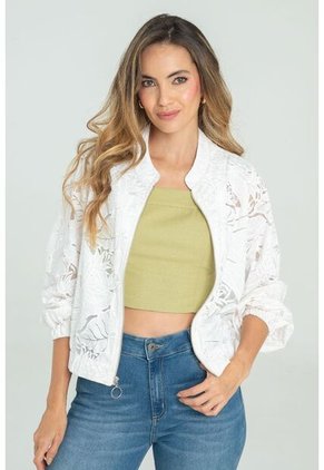 Chaqueta Encaje Blanco Ragged Pf11130267