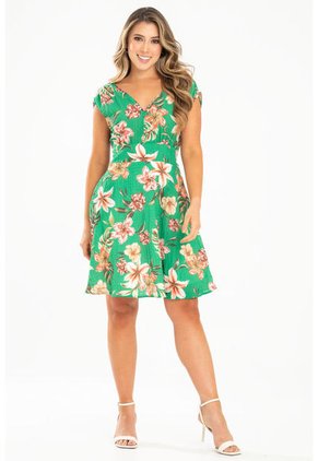 Vestido Mucura Verde Ragged Pf31511425