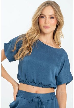 Blusa Nhara Azul Ragged Pf11112932