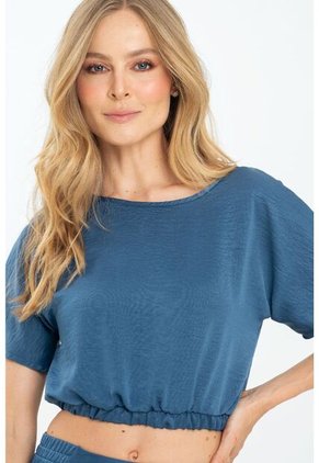 Blusa Nhara Azul Ragged Pf11112932