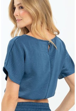 Blusa Nhara Azul Ragged Pf11112932