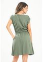 Vestido Corto Ethoil Verde Ragged Pf31511430 de Ragged