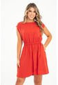 Vestido Corto Ethoil Rojo Ragged Pf31511430 de Ragged