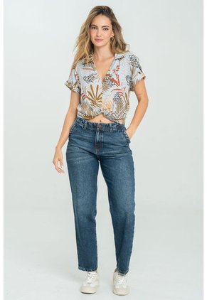 Blusa Halty Gris Ragged Pf11112963