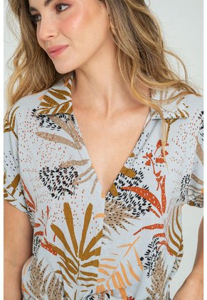 Blusa Halty Gris Ragged Pf11112963