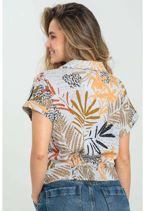 Blusa Halty Gris Ragged Pf11112963