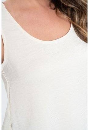 Blusa Melea Beige Ragged Pf31113679