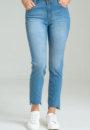 Jeans Skinny Nilo Azul Ragged Pf21350015