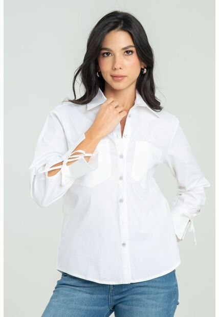 Camisa Mhelor Blanco Ragged Pf11112813