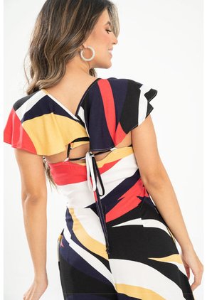 Vestido Largo Xhenia Rosa Ragged Pf31511431